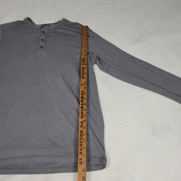 The North Face Shirt Mens Size XL Gray Outdoor Long Sleeve Tee Fall Winter Snow - Picture 6 of 14